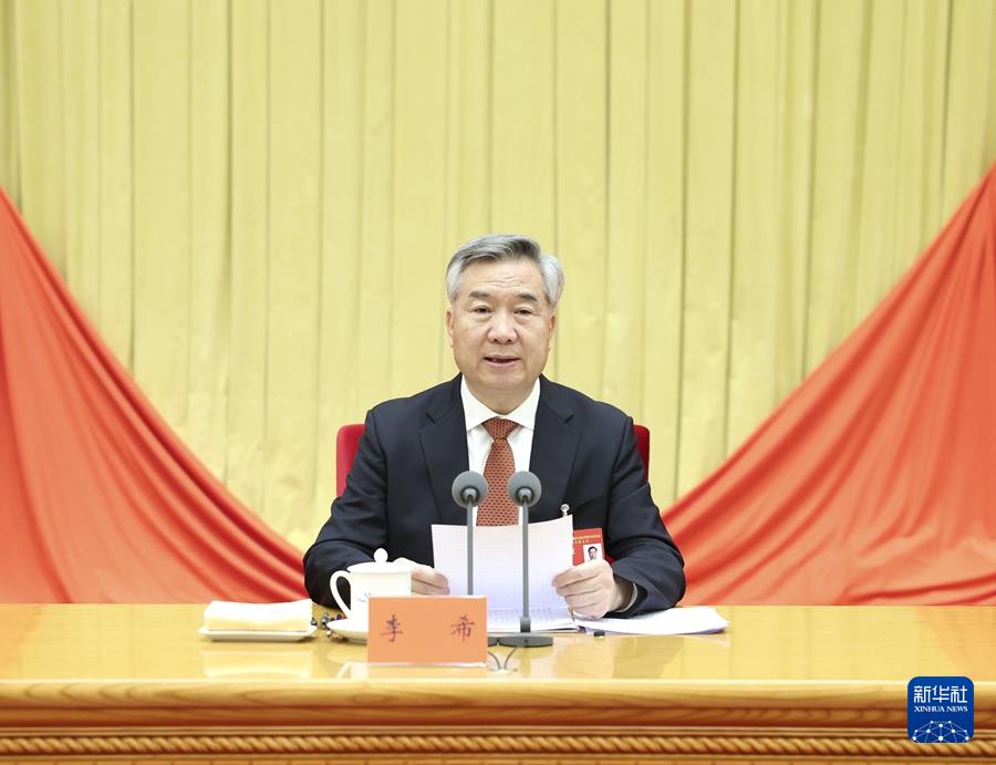 On January 8, the third plenary session of the 20th Central Commission for Discipline Inspection of the Communist Party of China (CPC) opened in Beijing. On behalf of the Standing Committee of the Central Commission for Discipline Inspection, The Politburo Standing Committee (PSC) of the Communist Party of China and Li Xi, secretary of the Central Commission for Discipline Inspection, made a work report entitled "Deeply study and implement the important thought of the Supreme Leader General Secretary on the Party's self-revolution, and further promote the high-quality development of discipline inspection and supervision in the new journey". Xinhua News Agency reporter Pang Xinglei photo