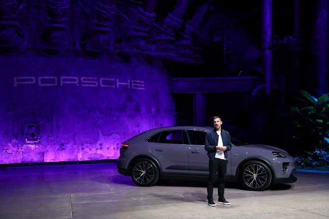 Porsche's full range of products debuts at Taycan Turbo GT/Macan EV